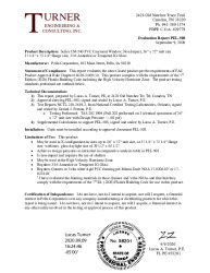 PR TECH DOCS FL33461 R0 AE EVALREPORTPEL508