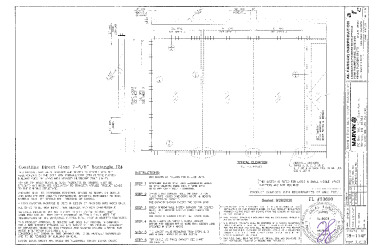 PR Instl Docs FL33690 R0 II SS - Coastline Glaze 7.625in Rect. LMI (3000 OG)-DWG 18-114F