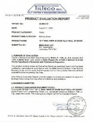 PR TECH DOCS FL33824 R0 AE METRO DOOR PER 20-246