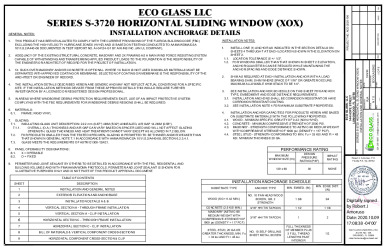 PR Instl Docs FL33999 R2 II ECOGLASS002 Rev0 EcoGlass Series3720 HS XOX NI ss