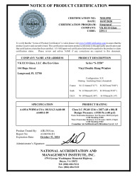 PR CERTIFICATE FL34001 R0 C CAC NI014998 S-3550 DH 48X80