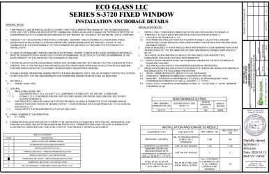 PR Instl Docs FL34004 R0 II ECOGLASS004 Rev0 EcoGlass Series3720 F ss