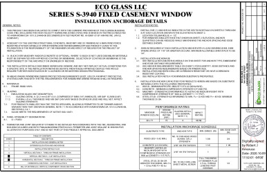 PR Instl Docs FL34004 R1 II ECOGLASS006 Rev0 EcoGlass Series 3940 CF ss