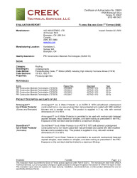 PR TECH DOCS FL34896 R0 AE IKO20003 2020 FBC EVAL SA UNDERLAYMENTS (HVHZ) FINAL