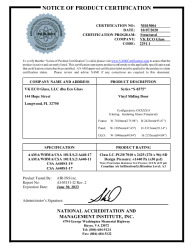 PR CERTIFICATE FL35086 R1 C CAC NI015004 S-8375 SGD OXXXXO 276X96 WITHOUTSCREEN