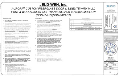 PR Instl Docs FL35256 R0 II JW052 SS 2020-11-13