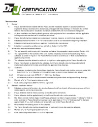 PR Instl Docs FL35386 R0 II 201208 Piazza TER1909-03 Installation