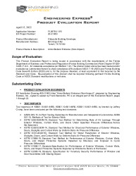 PR TECH DOCS FL36793 R1 AE EVAL