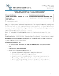 PR TECH DOCS FL37048 R1 AE EVALUATION REPORT- WW40- SMI-SS.1