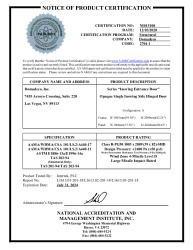 PR CERTIFICATE FL37179 R0 C CAC NI015108