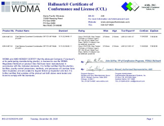 PR CERTIFICATE FL37205 R0 C CAC 429-487.03-.04