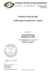 PR TECH DOCS FL37232 R2 AE 23824-2-R1 TAFCO CORP 47000 SH IMPACT
