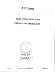 PR Instl Docs FL37299 R0 II 20120003 Fibersteel install drwg