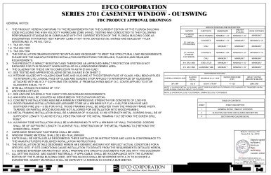 PR Instl Docs FL37355 R0 II EFCO-030 Rev0 Series 2701 Casement ss