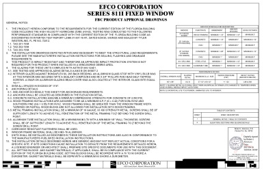 PR Instl Docs FL37356 R0 II EFCO-027 Rev0 Series 811I Fixed ss
