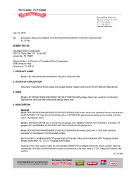 PR TECH DOCS FL37792 R1 AE EVALUATION REPORT OHD 400 PAN - S