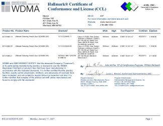 PR CERTIFICATE FL37819 R0 C CAC 660.19.20.21