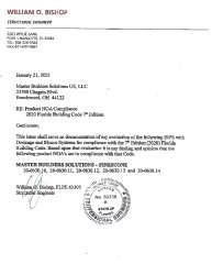 PR CERTIFICATE FL37993 R0 C CAC !NOAS COMPLY W 2020 FBC FINESTONE 1-21-2021