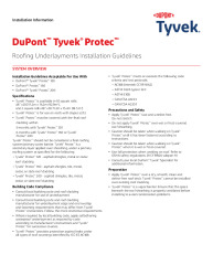 PR INSTL DOCS FL38061 R0 II II K29385 TYVEK PROTEC INSTALL GUIDE