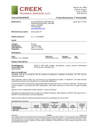 PR Instl Docs FL38096 R0 II ATL21001 2020 FBC Eval Underlayment final
