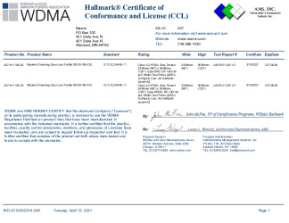 PR CERTIFICATE FL38444 R0 C CAC 1160.02.03