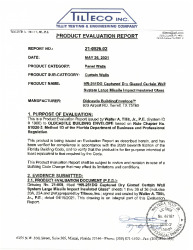 PR TECH DOCS FL38500 R1 AE OLD CASTLE BLDGENV PER DRWG 21-069