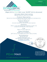 PR Instl Docs FL38754 R0 II 24ga PeakMax plywood