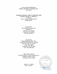 PR TECH DOCS FL39083 R0 AE EVALUATIONREPORTC2490 2