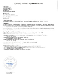 PR TECH DOCS FL39124 R1 AE ENG EVAL - HR9500 LM HVHZ