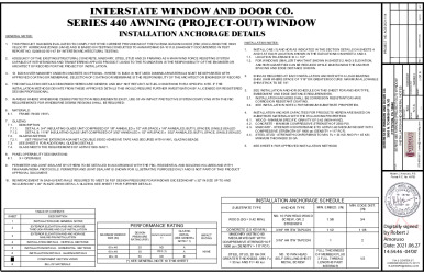 PR INSTL DOCS FL39290 R0 II IWD0001 REV0 SERIES 440 AW SS