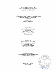 PR Instl Docs FL39298 R0 II EvaluationReportC2491 2