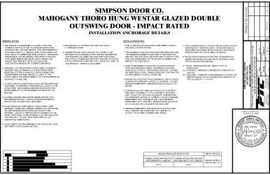 PR Instl Docs FL39328 R0 II SIMP0017 Rev0 WESTAR HIGH IMPACT DBL OS DOORS