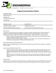 PR TECH DOCS FL39331 R0 AE 210429 21-DRJ-0022 ENGINEERING EVALUATION REPORT SEALED
