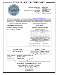 PR CERTIFICATE FL39368 R0 C CAC NI015349.01