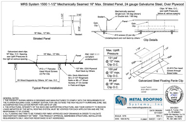 PR Instl Docs FL39697 R0 II 1500-Stl-Ply