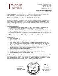 PR TECH DOCS FL39697 R0 AE EVALREPORT-2000-ALUM-PLY