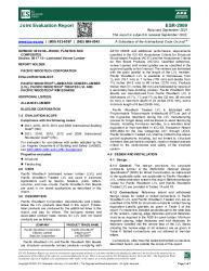 PR TECH DOCS FL39762 R0 AE ESR-2909 (2021-08)