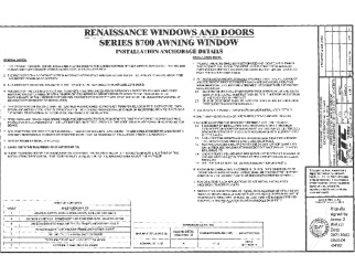 PR Instl Docs FL39858 R0 II RWD0029 REV0 8700 AWNING