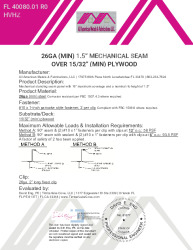 PR Instl Docs FL40080 R0 II 26ga ML150 Plywood
