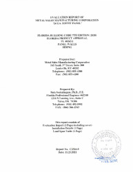 PR TECH DOCS FL40263 R0 AE EVALUATIONREPORTC2516 9