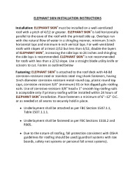 PR Instl Docs FL40298 R0 II Elephant Skin Installation Instructions-Rev