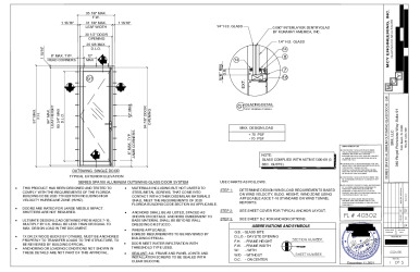 PR Instl Docs FL40302 R0 II Aluminum outswing glass door-LMI FL40302 AD21-42 REV 12.03.2021-ss