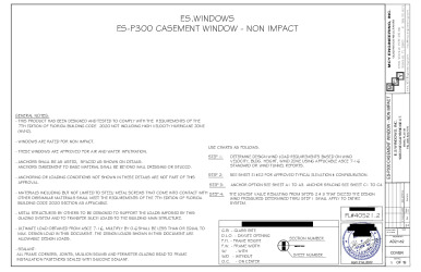 PR Instl Docs FL40521 R1 II ES-P300 CASEMENT N.I. FL40521.2 AD21-52 REV 04.21.2022 ss