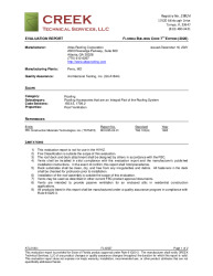 PR Instl Docs FL40527 R0 II ATL21004 2020 FBC Eval Roof Vent final