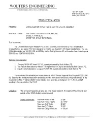 PR TECH DOCS FL40558 R0 AE LEG EVAL