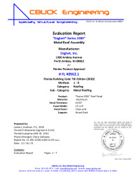 PR INSTL DOCS FL40562 R0 II 1 S1500 032ALUM HZ WOODDECK EVALREPORT