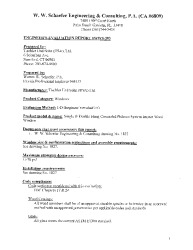 PR TECH DOCS FL40645 R0 AE EVALUATION REPORT WWS-393