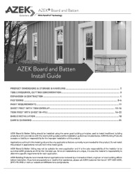 PR INSTL DOCS FL40679 R0 II AZEK-BOARD-AND-BATTEN-INSTALL-GUIDE
