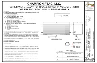 PR Instl Docs FL40680 R0 II NeverLeak Louver and Sleeve FLA signed