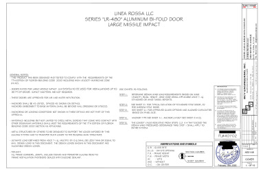 PR INSTL DOCS FL40702 R0 II SERIES LR-480 BI-FOLD DOOR FA AD21-58 REV 02.14.2022 SS